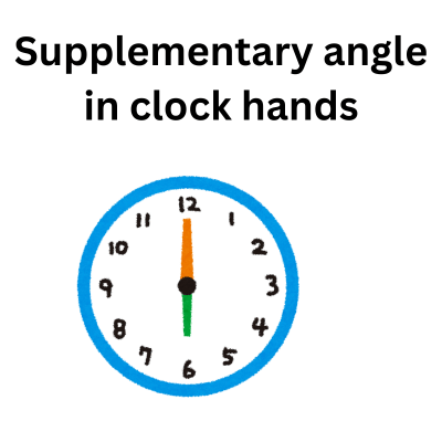 Supplementary angles in clock hands