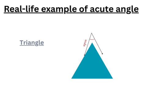 10 real-life examples of acute angles