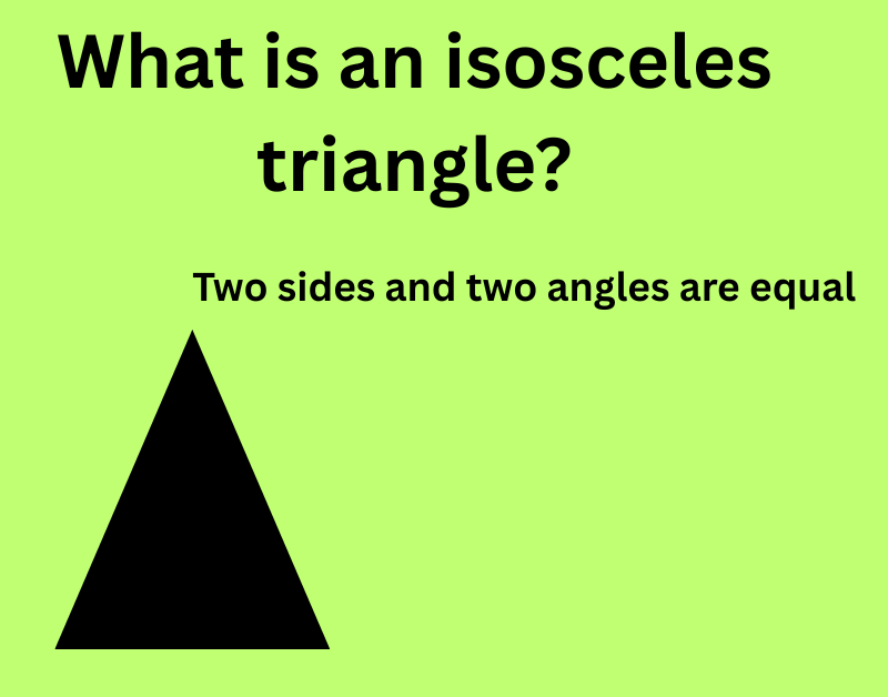 What-is-an-isosceles-triangle?