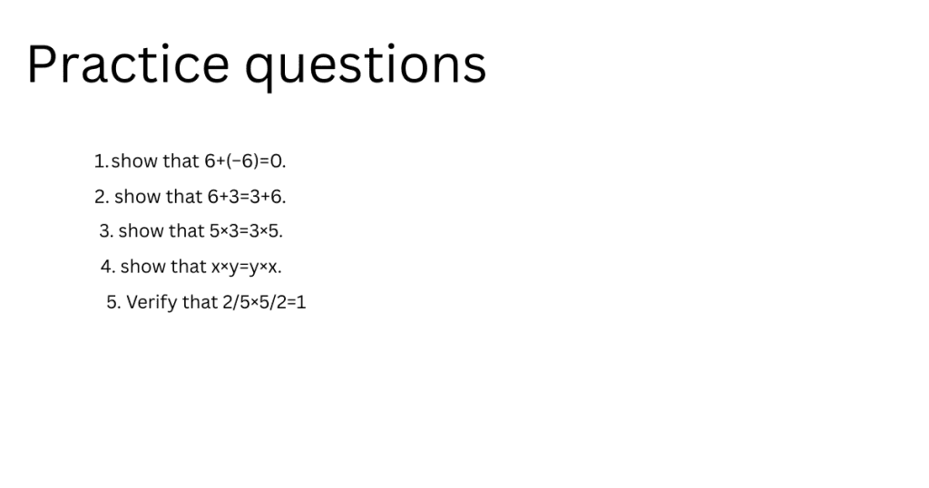 Practice questions for class 6 algebra problems